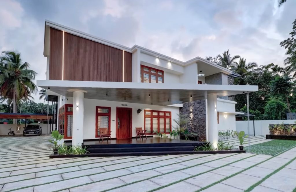 Stylish House Design In Kerala