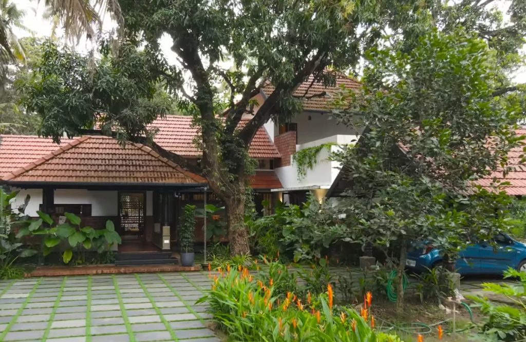 Traditional Dream House Among The Trees