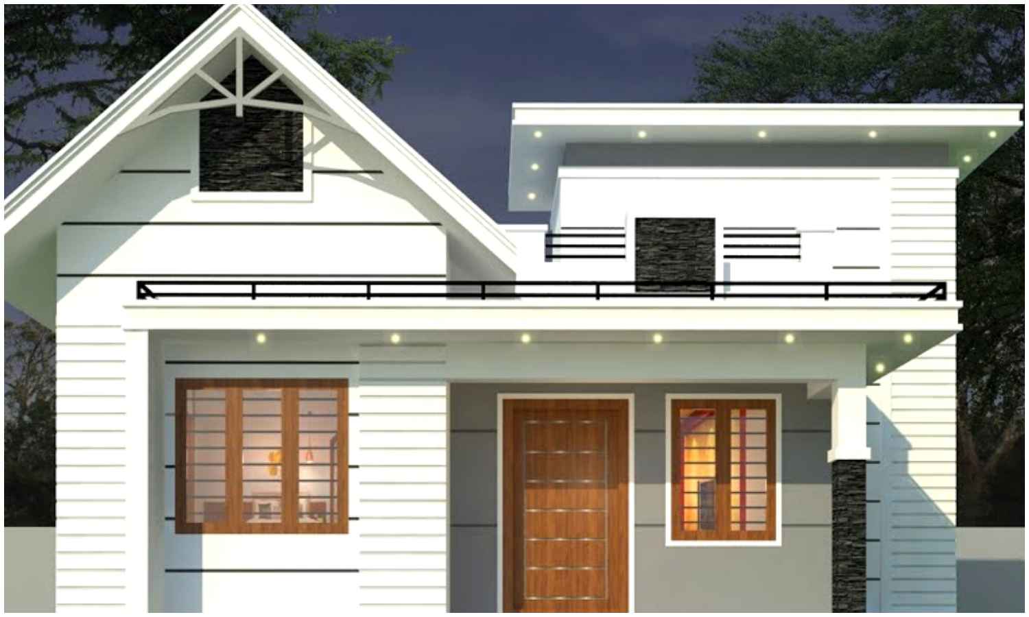 modern budget home plan