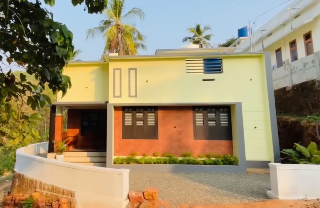 Low budget single storied home for 15 lakhs