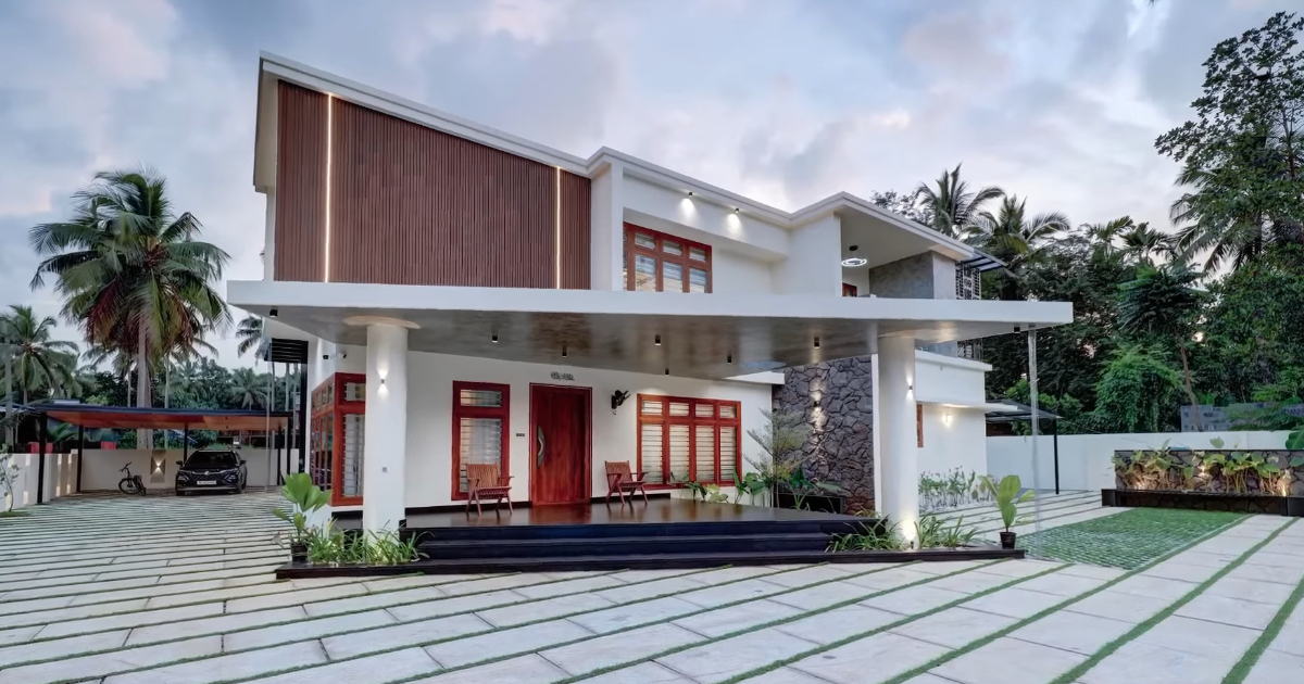 Stylish House Design In Kerala